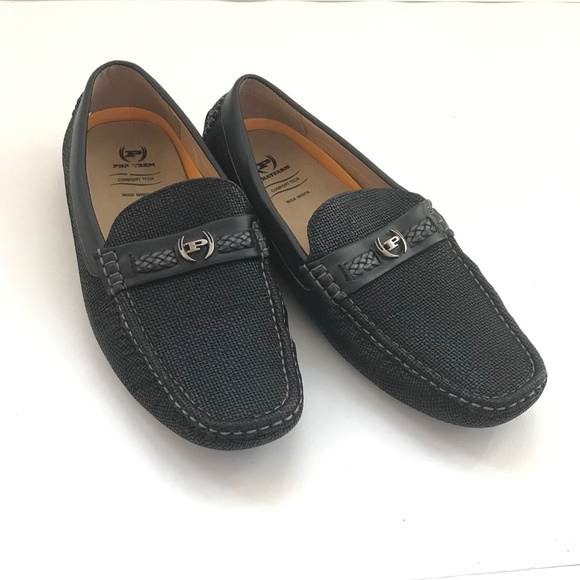 PHAT FARM Classic Driving Loafers Slip On Comfort Shoes Black Men’s Size 10 Wide - Picture 13 of 16